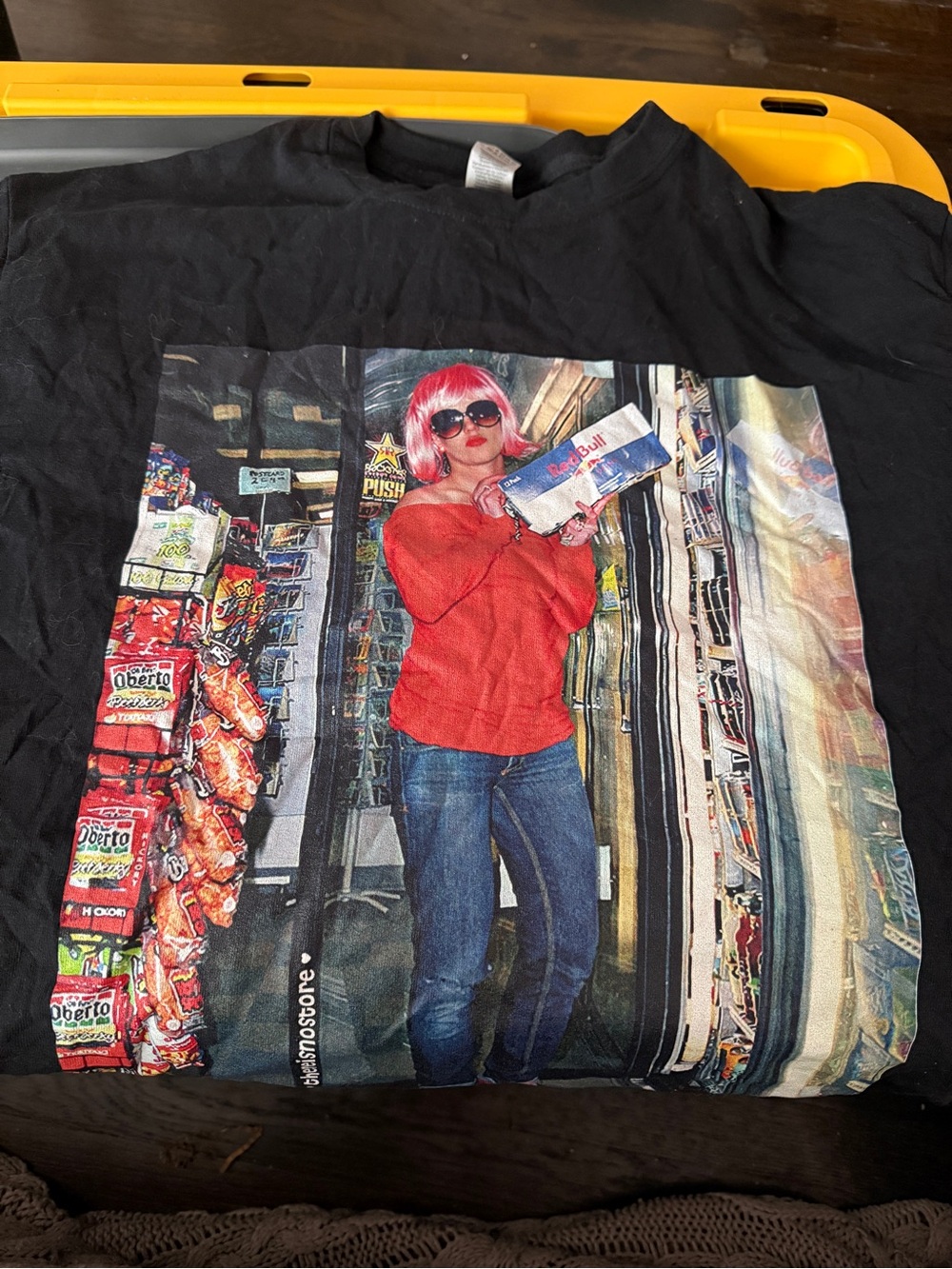 Unisex Black Tee with 2000s Britney Spears